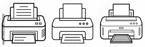 Printer Coloring Book Page Outline Design