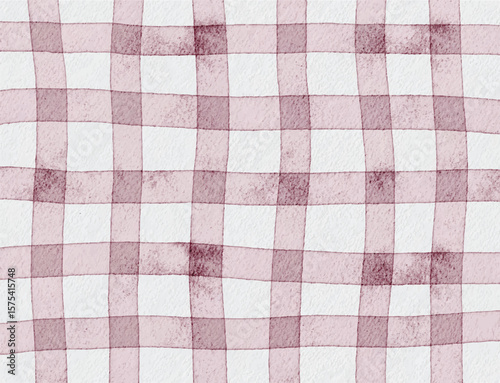 A soft watercolor purple plaid pattern background, ideal for textile designs, digital paper, or rustic decor