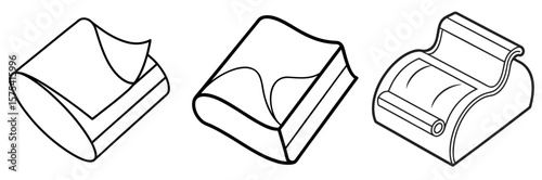 Sandpaper Coloring Book Page Outline Line Art