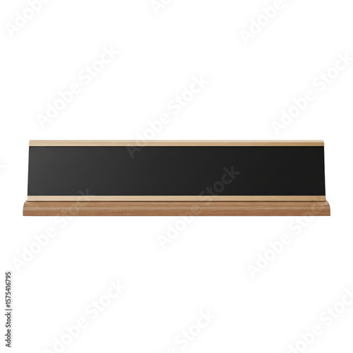 Tableau sur toile Blank desk nameplate for office mockup
