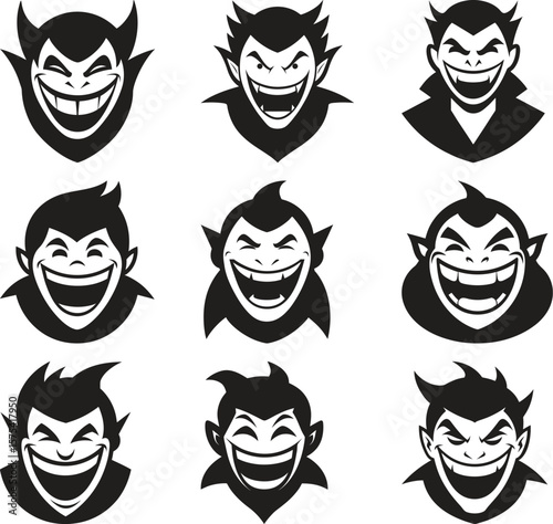 Collection of Cartoon Vampire Laughs