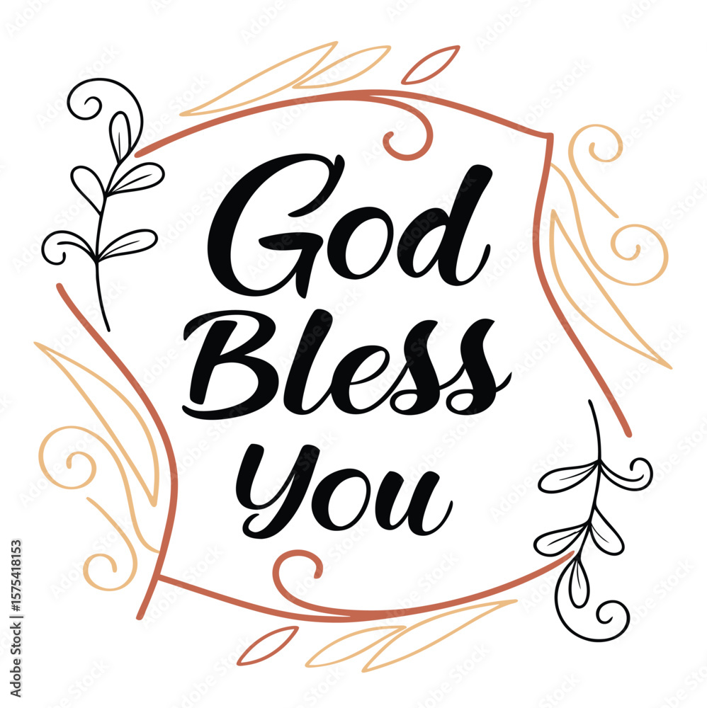 Obraz premium God Bless You