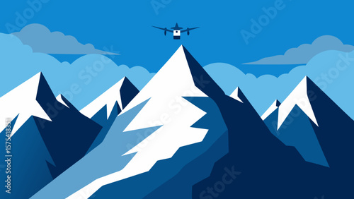 winter mountain landscape
