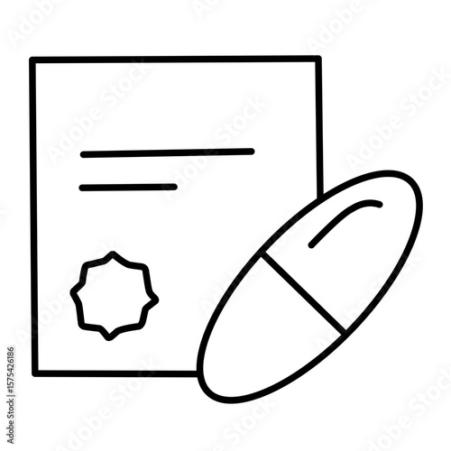 Pharmaceutical dosage line vector