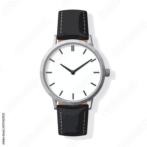 Modern wristwatch design showcasing minimalism, timeless elegance