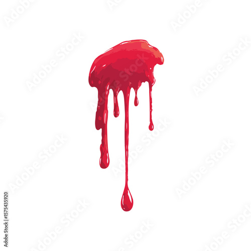 drip vector, Flat lay vector