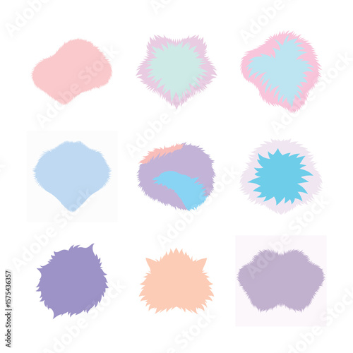 Holographic Seamless Fur Animal Skin Textures