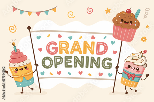 Magnificent Bakery Grand Opening with Characte - Dramatic and Intense Visual Story Perfect for Socia