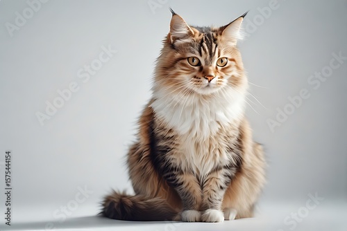 A sitting cat