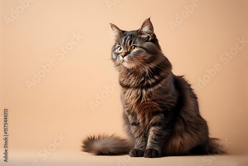 A sitting cat
