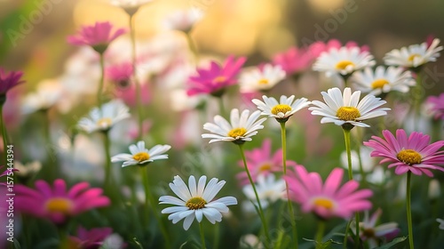 Beautiful daisy flower field nature photography wallpaper background image stock photo desktop wallpaper hd spring