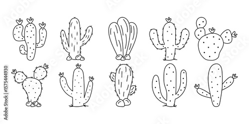 Cactus Outline
