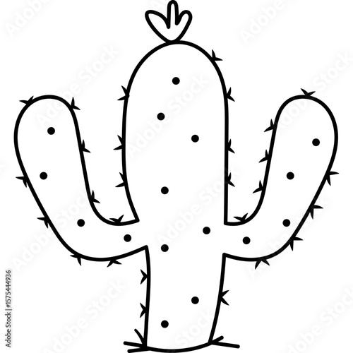 Cactus Outline