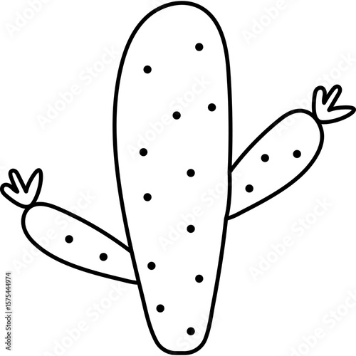 Cactus Outline
