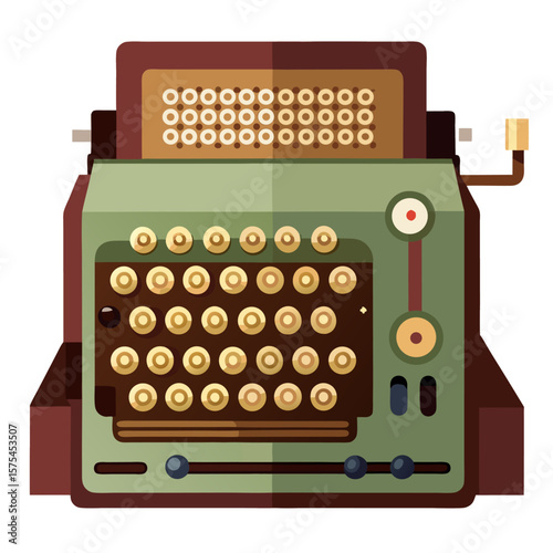 Vintage enigma machine for secure communication during world war ii