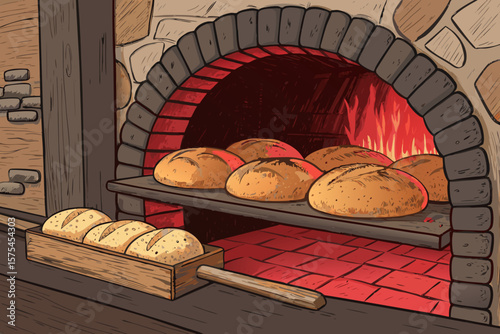 Exquisite Traditional Wood Fired Oven with - Calm and Tranquil Visual Story Great for Advertising Ca
