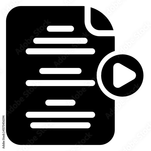 screenplay - Content Creation and Streaming Production - fill solid