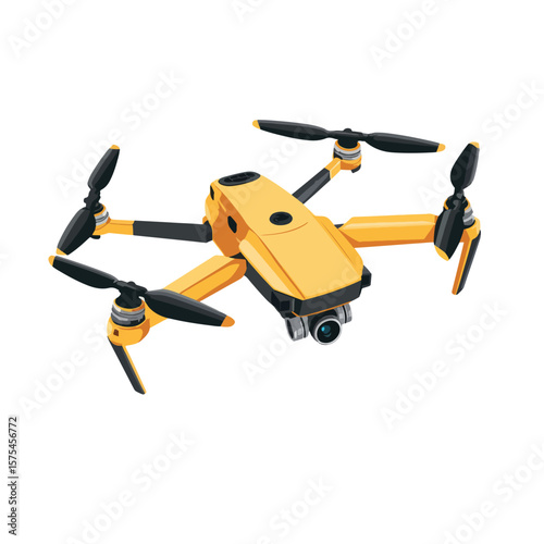 drone isolated in White Background