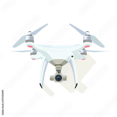 drone isolated in White Background