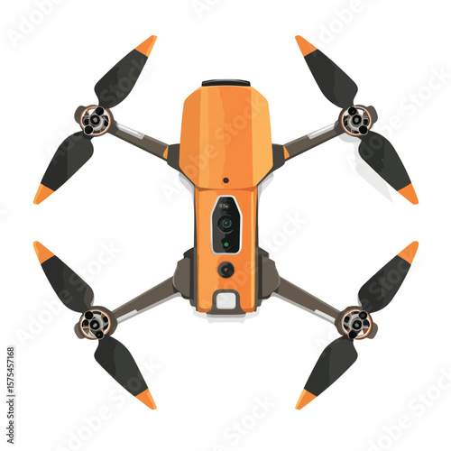 drone isolated in White Background