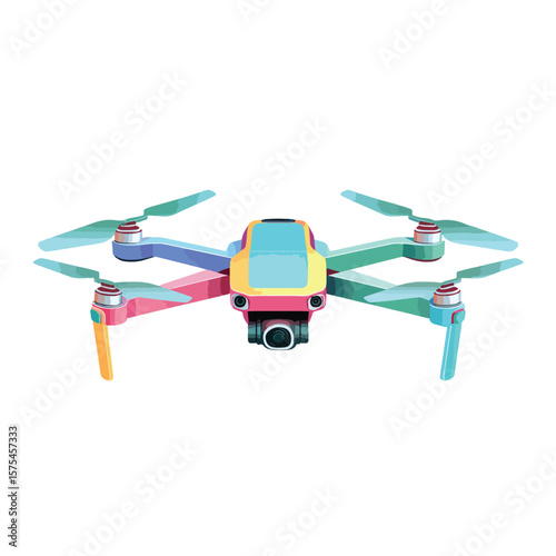 drone isolated in White Background
