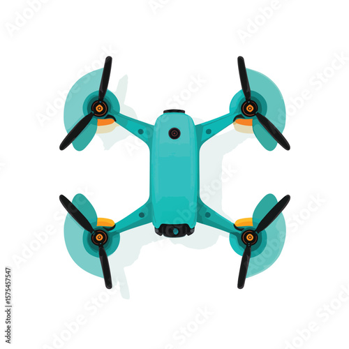drone isolated in White Background