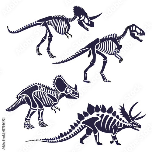 Dinosaur skeletons collection prehistoric creatures prehistoric animals ancient creatures