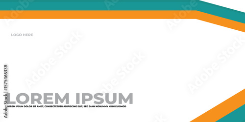 Minimalis background for banner template flayer