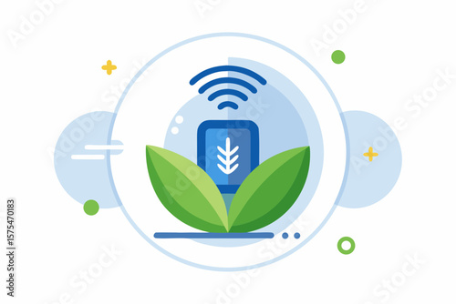 modern smart thermostat leaf digital climate control