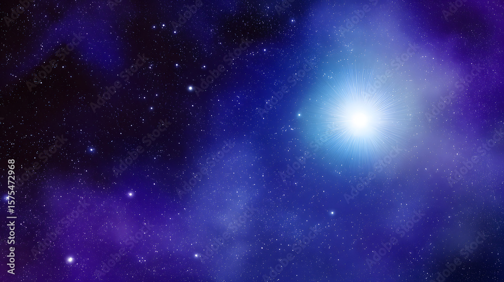 Naklejka premium Mysterious pulsating cosmic object in a starry galaxy, revealing the wonders of astronomical discovery