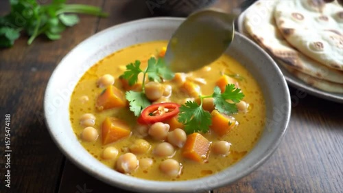 Vibrant Pumpkin Chickpea Curry – Cozy Autumn Dish