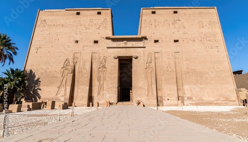 Ancient Egyptian temple facade (1)