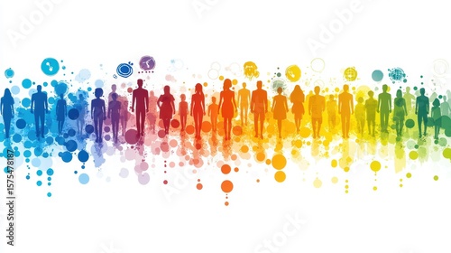 Wallpaper Mural abstract colorful background with splashes Torontodigital.ca