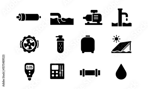 Industrial water treatment elements: essential icons for filtration systems