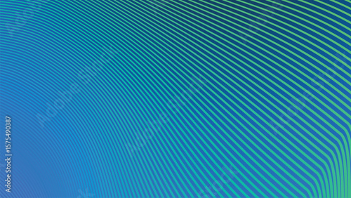 Blue Green Gradient Background with Striped Line Pattern for Fresh, Modern, and Dynamic Visual Design