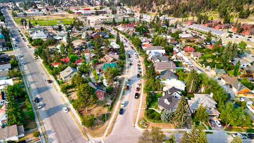 Fotografía Aerial view of Jasper Town on a sunny summer day