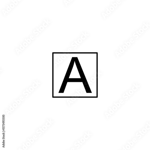 Free Download This image shows a bold, black capital letter 