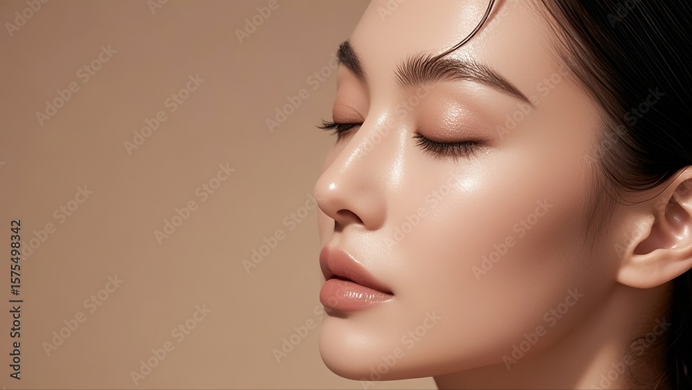 Fototapeta premium 피부모델