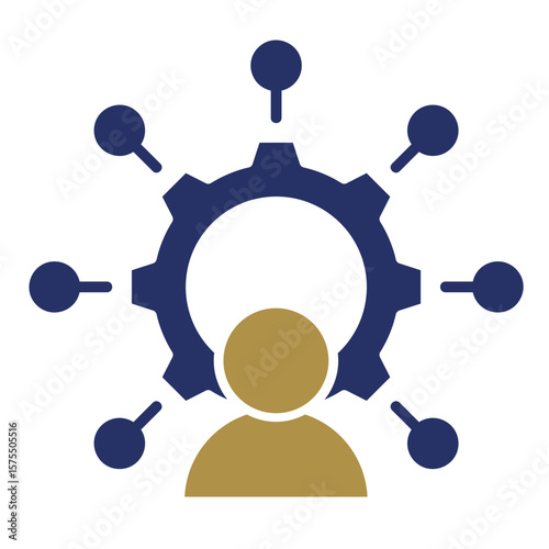 Skill Building  Icon Element For Design
