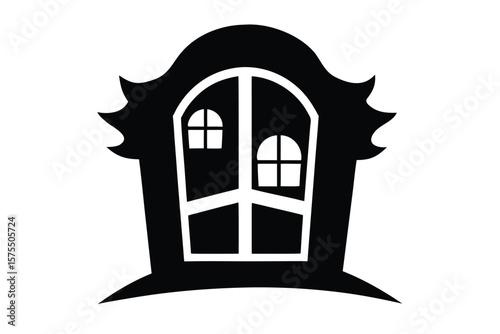 silhouette of a window