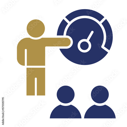 Performance Coaching  Icon Element For Design
