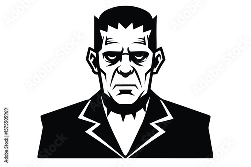 frankenstein monster vector icon