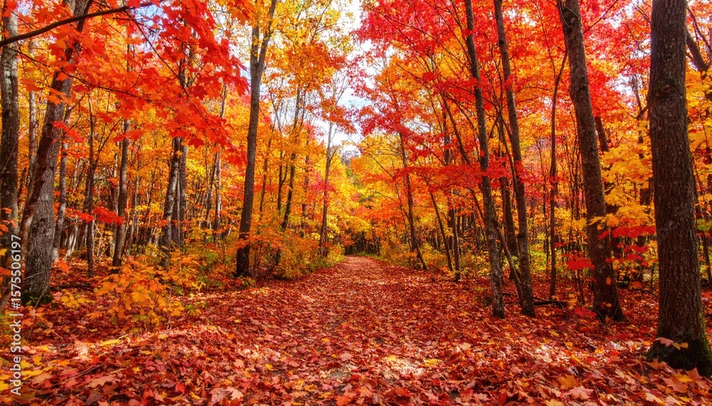 Fototapeta premium Autumnal Forest Path