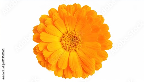 Bright Orange Flower Close-up