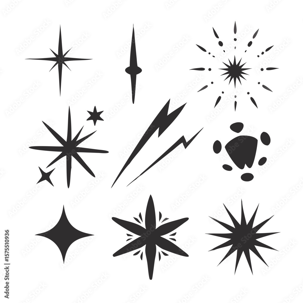Obraz premium anime image vector set