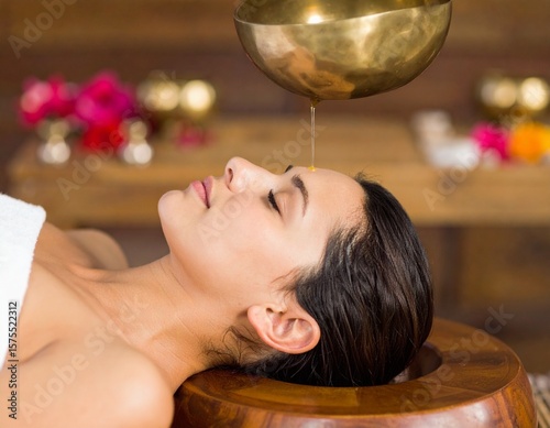 Ayurvedic Oils and Herbs Still Life | Traditional Healing Ingredients & Wellness Tools