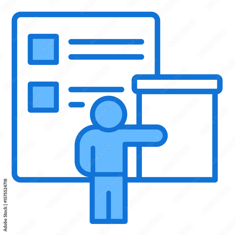 Fototapeta premium Training Report Icon Element For Design 