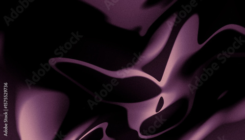 Abstract purple black grainy background design with color gradient shape on dark noise texture backdrop, banner header cover poster design, copy space