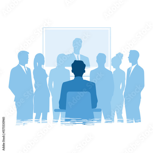 Leader Presenting in Front of Business Audience