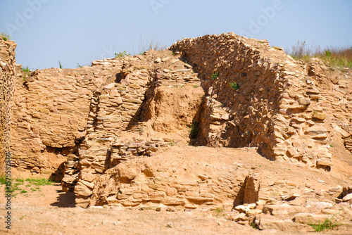 Bild auf Leinwand Shimao Ruins, Dai County, Xinzhou, Shanxi, China